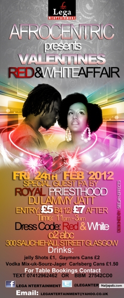 AFROCENTRIC VALENTINES RED & WHITE AFFAIR - click for next photo