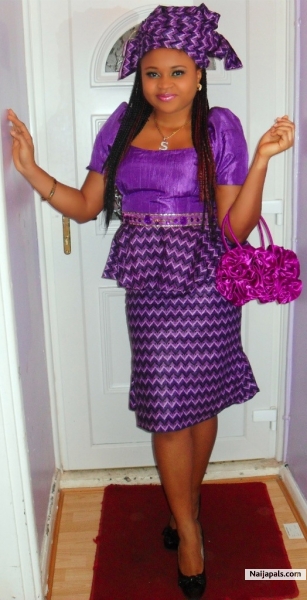 in a African attire for church :) - click for next photo