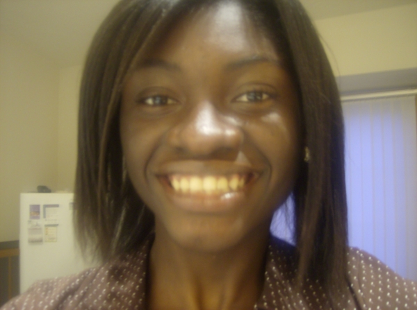 this is my smile lol....exaggerated - click for next photo