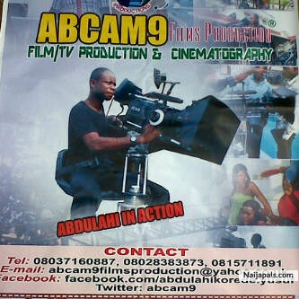 Abcam9 Films Production auditioning for TV soap 70%...........loading continue God is Awesome, get set to hv ur own form is just only N5k to be part of this great project  - click for next photo