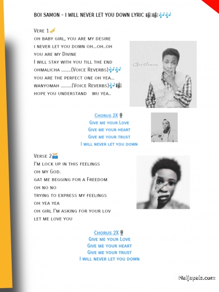 Lyric Writing by Boi Samon - click for next photo