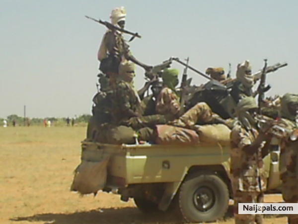 Darfur rebels - click for next photo