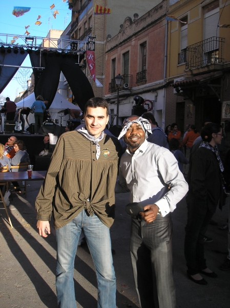 with a friend - click for next photo
