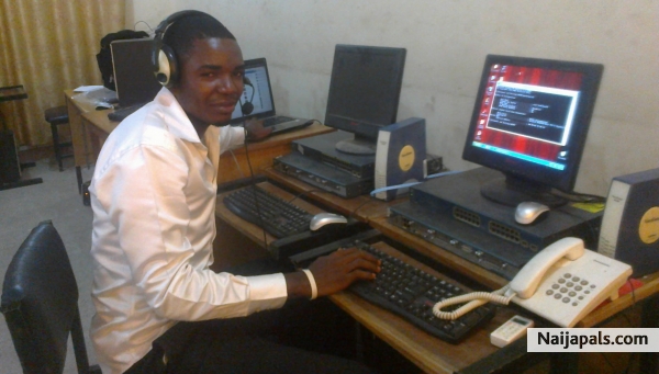 At work trying to make Nigeria a better place to live. - click for next photo