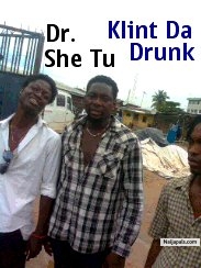 with a senior colleague...Klin D' Drunk - click for next photo