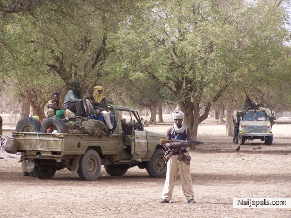 Darfur rebels - click for next photo
