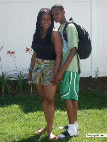 My son and I - click for next photo