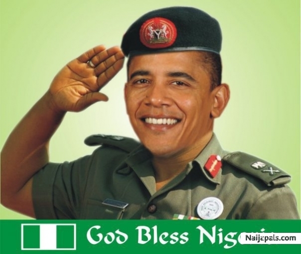 I love this Obama nigerian soldier pic, I took it from my mom mamagina' s picture gallery - click for next photo