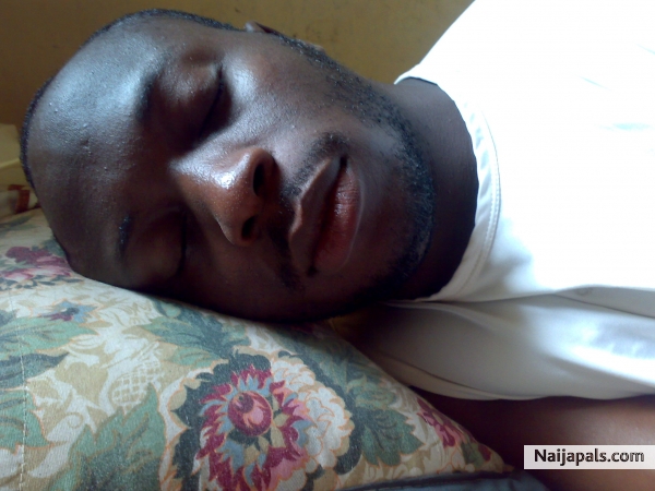 Just sleeping NOT passing out - click for next photo