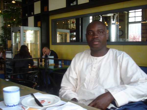 IN AN HOTEL FOR LUNCH IN ROTERDAM IN NETHERLANDS - click for next photo