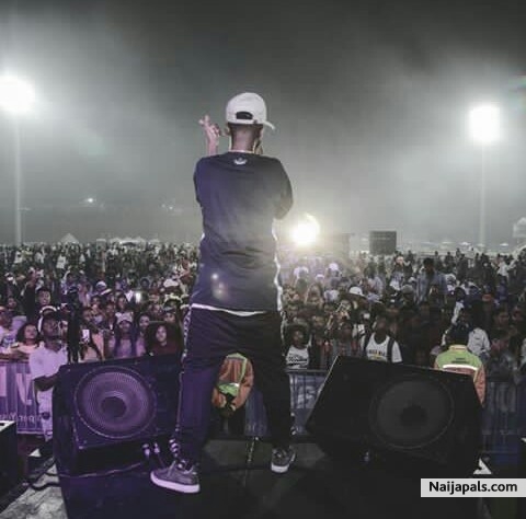 On Stage was Litty - click for next photo