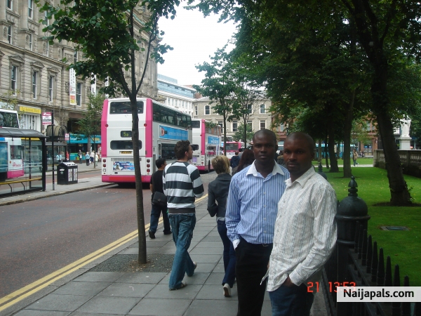 My Friend and I on a working visit - click for next photo