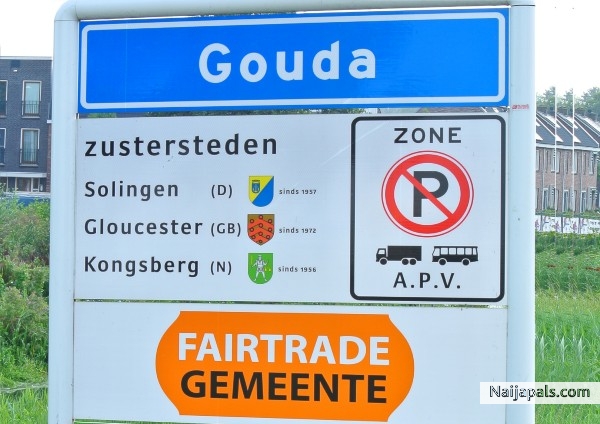 my walking Oegstgeest to Gouda route. - click for next photo
