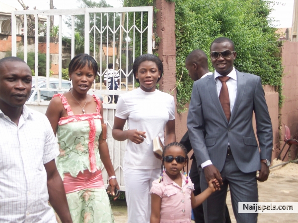 me and my friends going to church - click for next photo