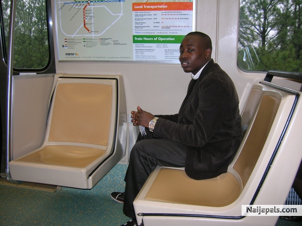 me on da train...trust me it was a long ryd all d way - click for next photo