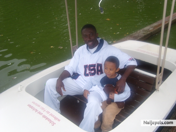 drivin on boat - click for next photo