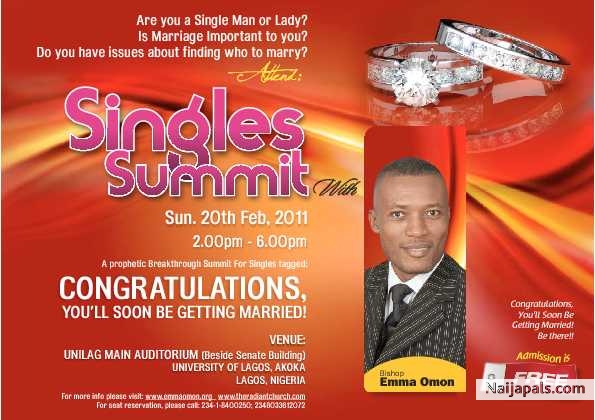 SINGLES SUMMIT 2011. Congratulations, You' ll Soon Be Getting Married! - click for next photo