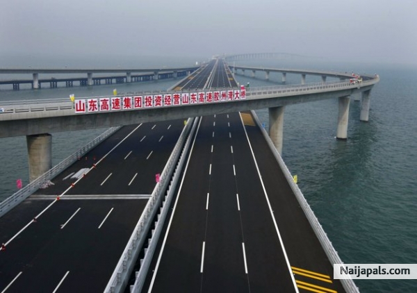 Longest bridge - click for next photo