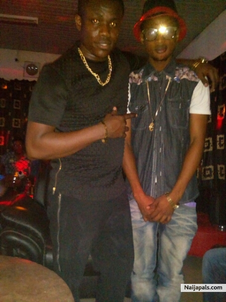 Nathan chilling with Gbenga Mr Lamaya - click for next photo