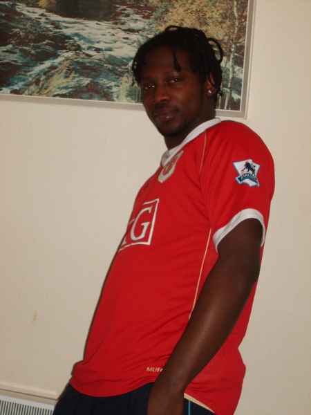 Me on my Jersey,Man U For Real - click for next photo