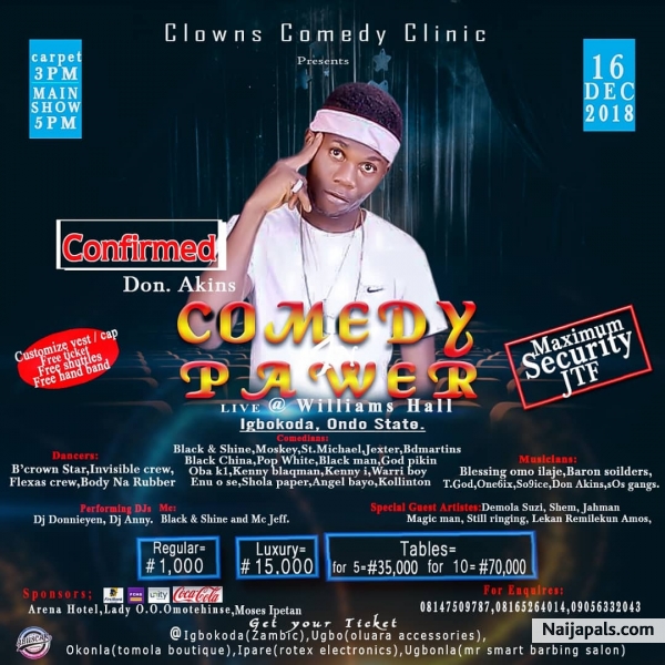 COMEDY IN POWER - click for next photo