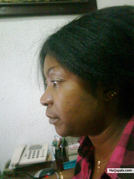Me with office work - click for next photo