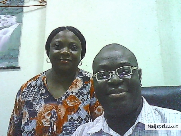 OlufemiLawrence and wife - click for next photo