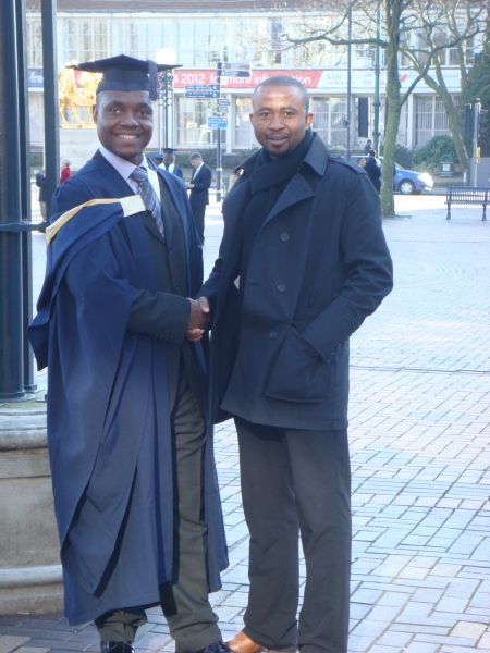 Chima n henry, at chima convocation monday 11th feb 2008..... - click for next photo