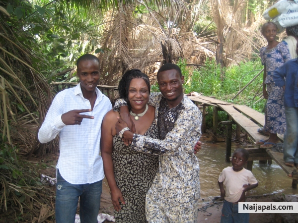 Me and My Nigerian friends in Lagos Nigeria. - click for next photo