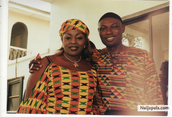 Mr.Magic & Rita Edochie on the set of his forthcoming movie: Daughters of Men - click for next photo