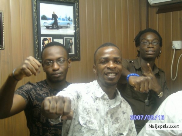Me, Dj Dx & Carl the pointman. - click for next photo