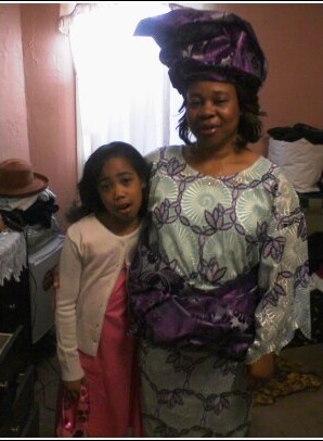 my mom and my niece - click for next photo