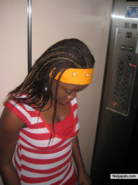 eva baby in the lift - click for next photo