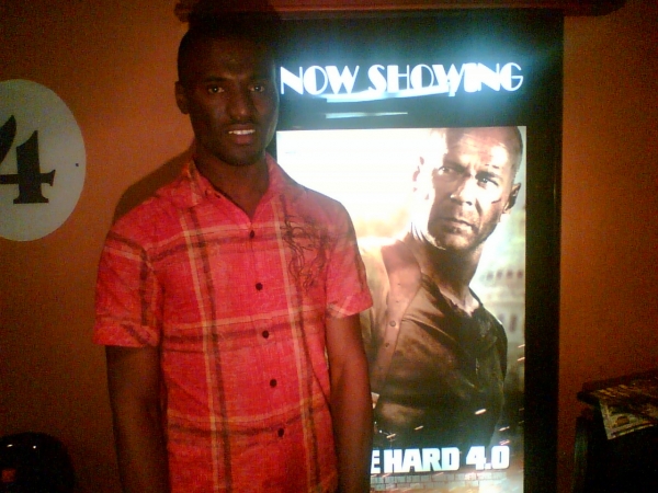 Me at Silverbird Cinemas.. - click for next photo