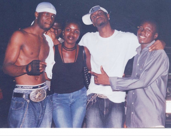 Me, P-Square and her - click for next photo