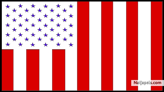 the PROPER United States Flag. the Flag of PEACE - click for next photo