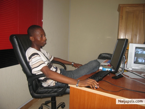 in the office - click for next photo