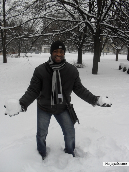 going to school under dis snow - click for next photo