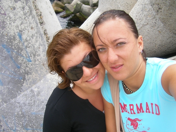 with my best friend - click for next photo