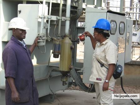 NSE WITH PHCN STAFF - click for next photo