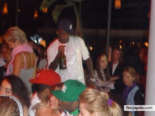 with 50 Cent, Tony Yayo and Lloyd Banks and Me Uche in Reina club one sweet in istanbul - click for next photo
