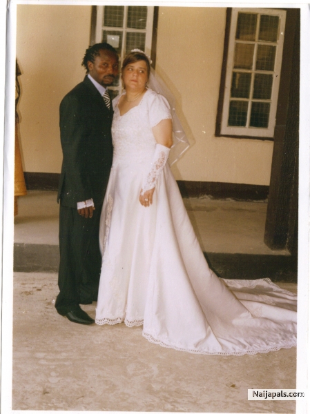 me and my hubby on are wedding day - click for next photo