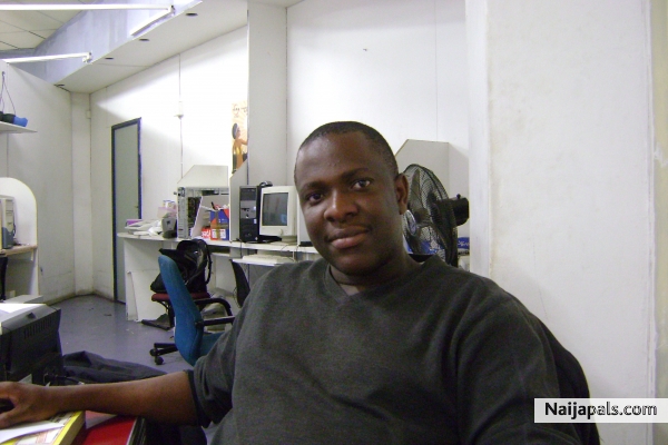 Just me in the office - click for next photo