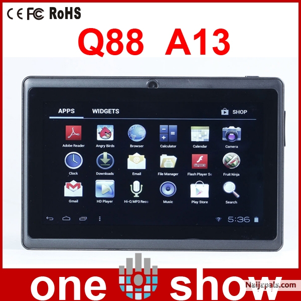 nice cheap tablet Tablet Allwinner A13 Cheapest!! Q88 Table PC 512MB/4GB 7 inch Capacitive Touch Screen Android Tablet - click for next photo