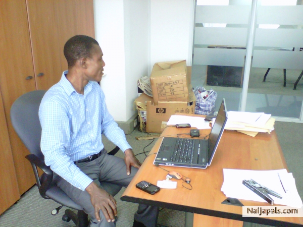 at work - click for next photo