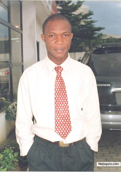 Infront of the company at Port Harcourt - click for next photo