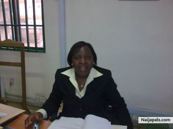 Ruth in the office - click for next photo