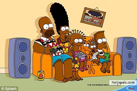 African Simpsons (from Angola)! :D - click for next photo