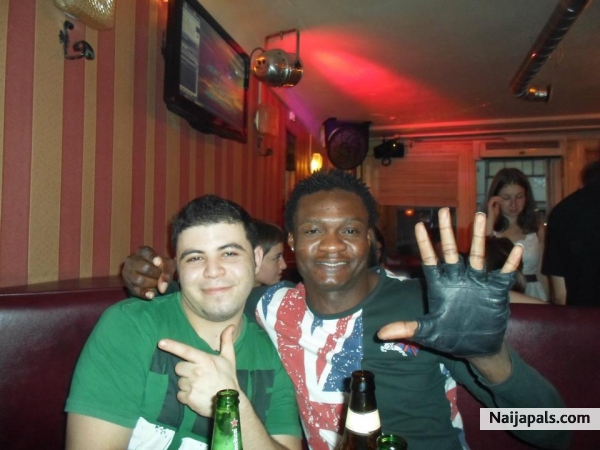 friend at the bar in russia - click for next photo