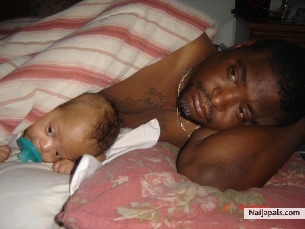 DADDY LOOKS TIRED - click for next photo